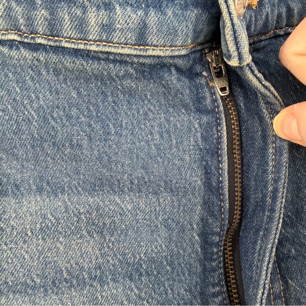 Madewell The Tall Longline Straight Jean Size 33T - Picture 7 of 11